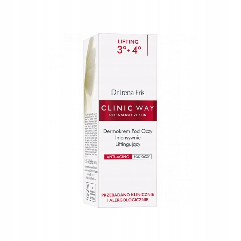 DR IRENA ERIS CLINIC WAY 3+4 / DERMOKREM POD OCZY INTENSYWNIE LIFTINGUJĄCY