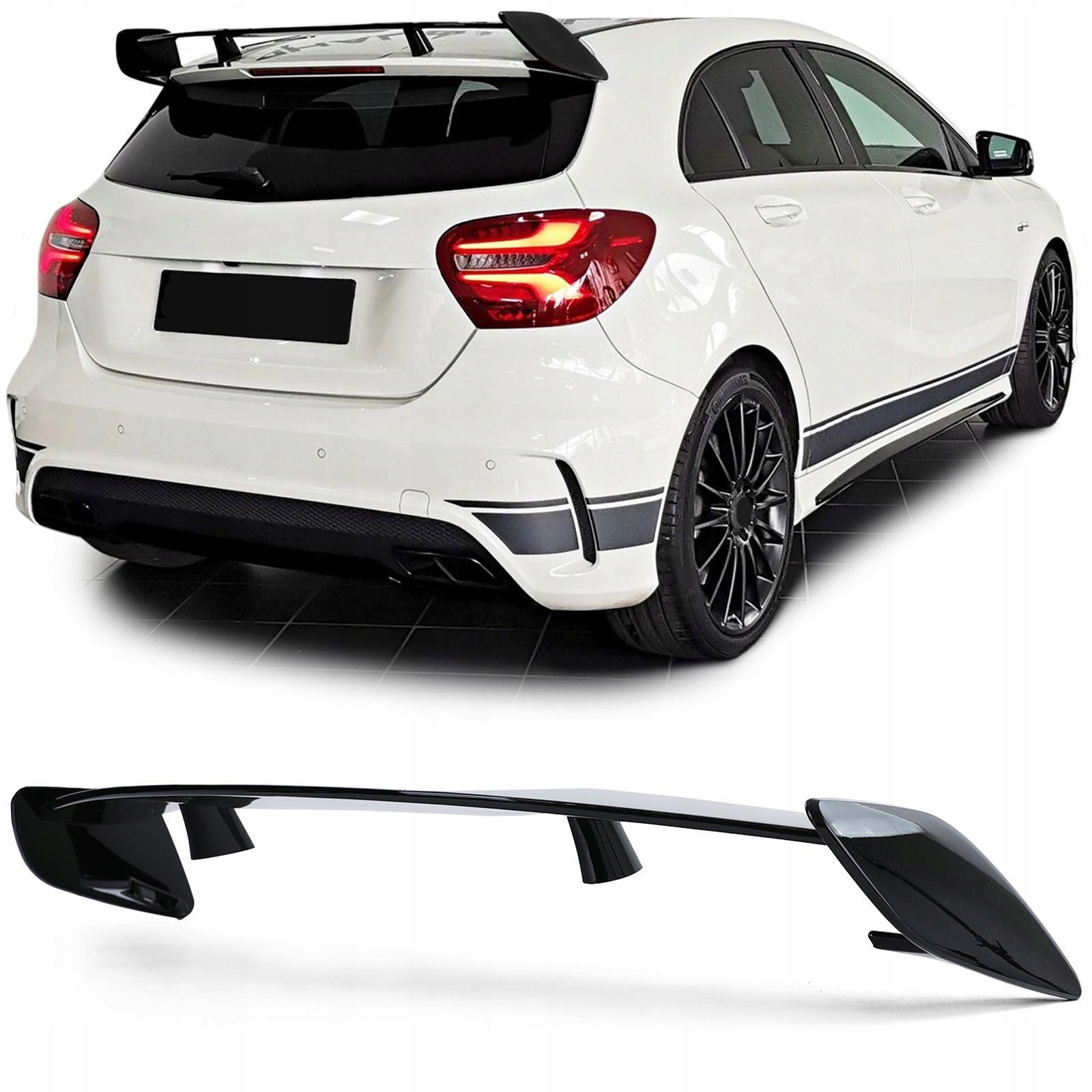 SPOILER TYLNY MERCEDES A KLASA W176 (12-18) A45