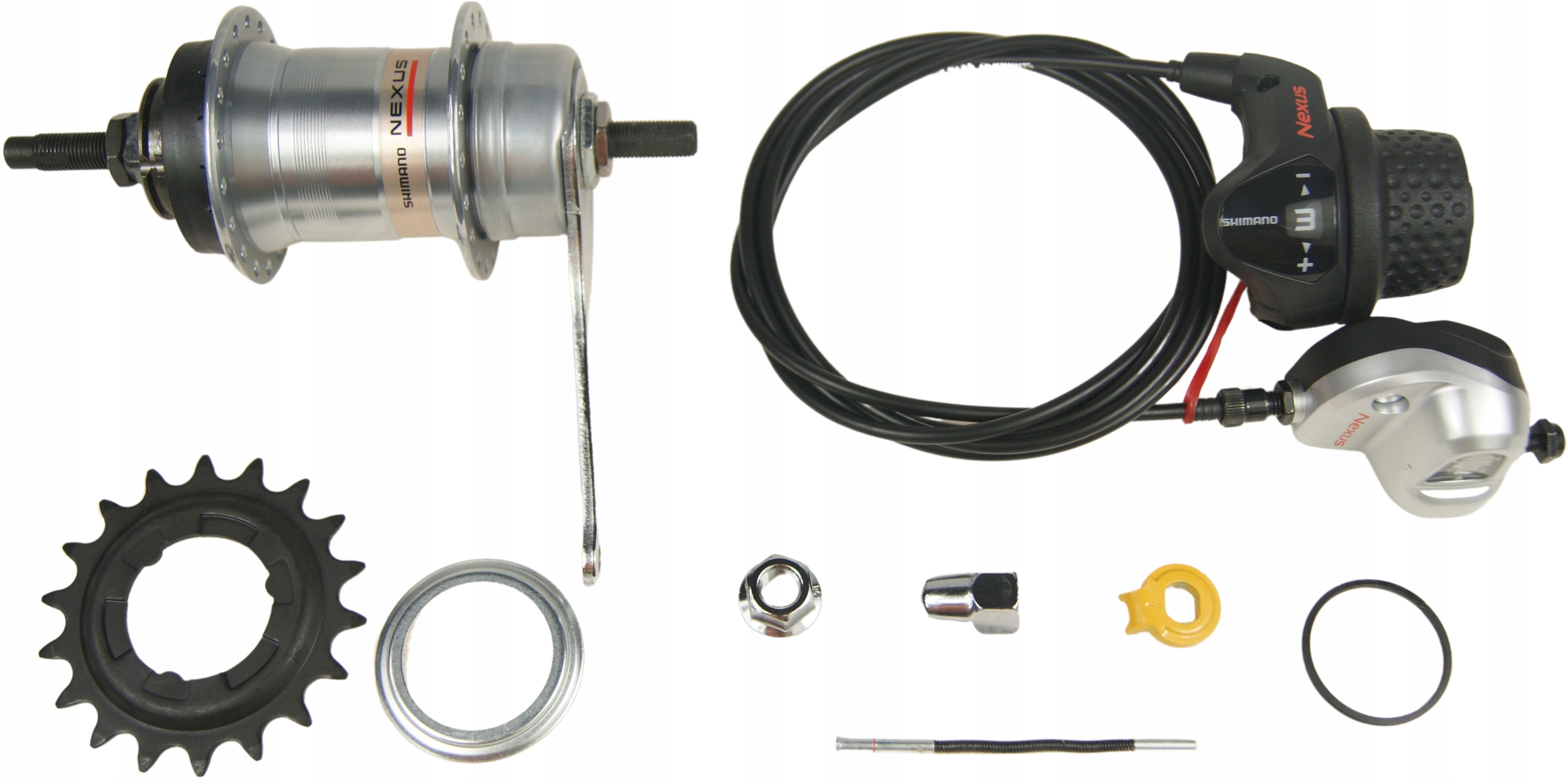 Piasta Shimano Nexus 3 SG-3C41 Cały Zestaw