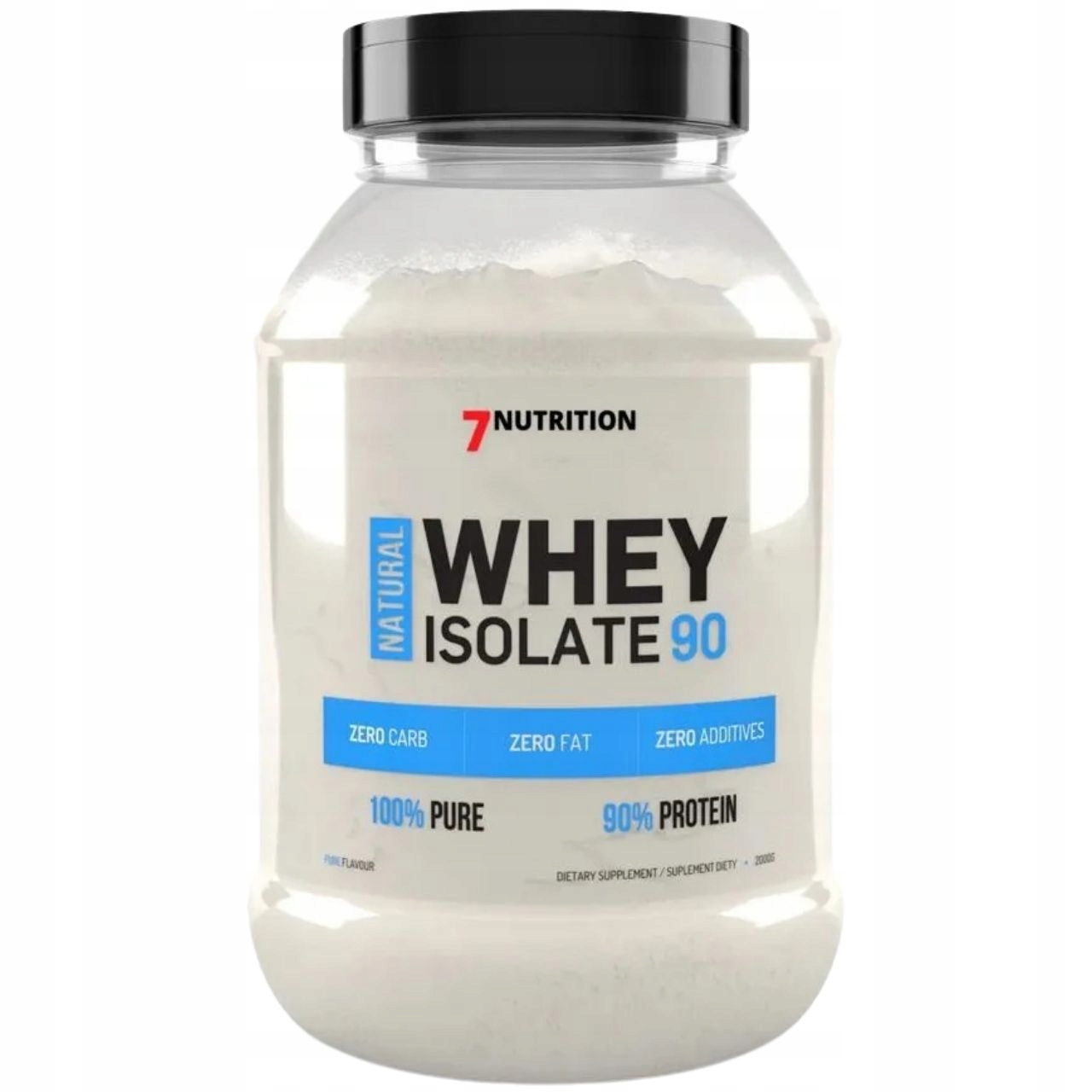 Proteinový Izolát 7Nutrition Natural Whey Isolate 90% 1000 g