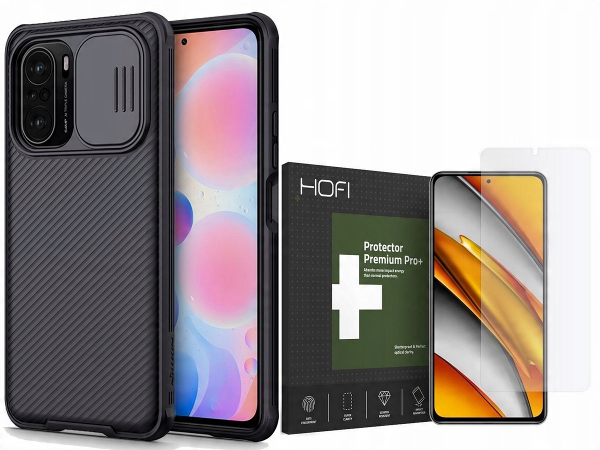 

Nillkin Camshield Etui Obudowa Do - Poco F3 +szkło