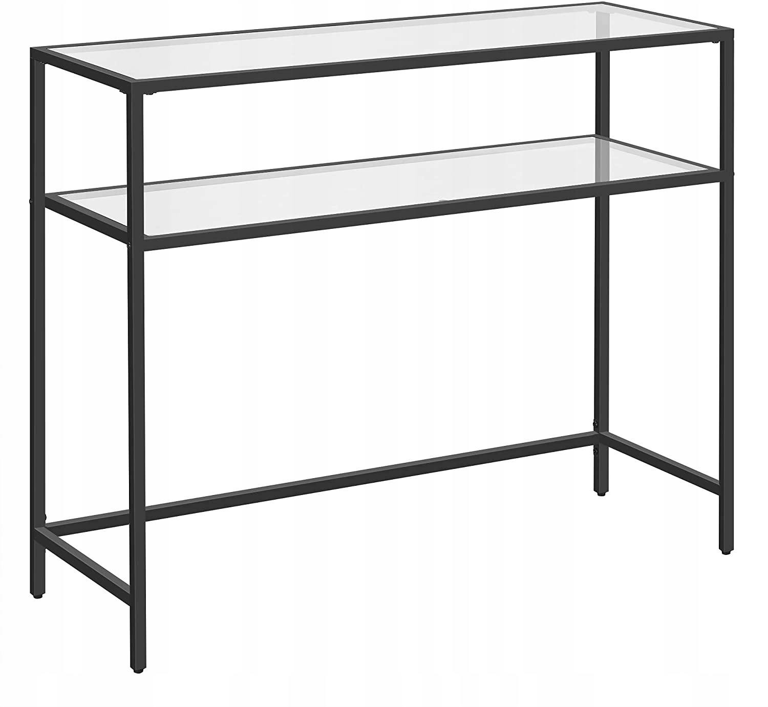 

Konsola industrialna stolik kawowy 100 cm z szybą