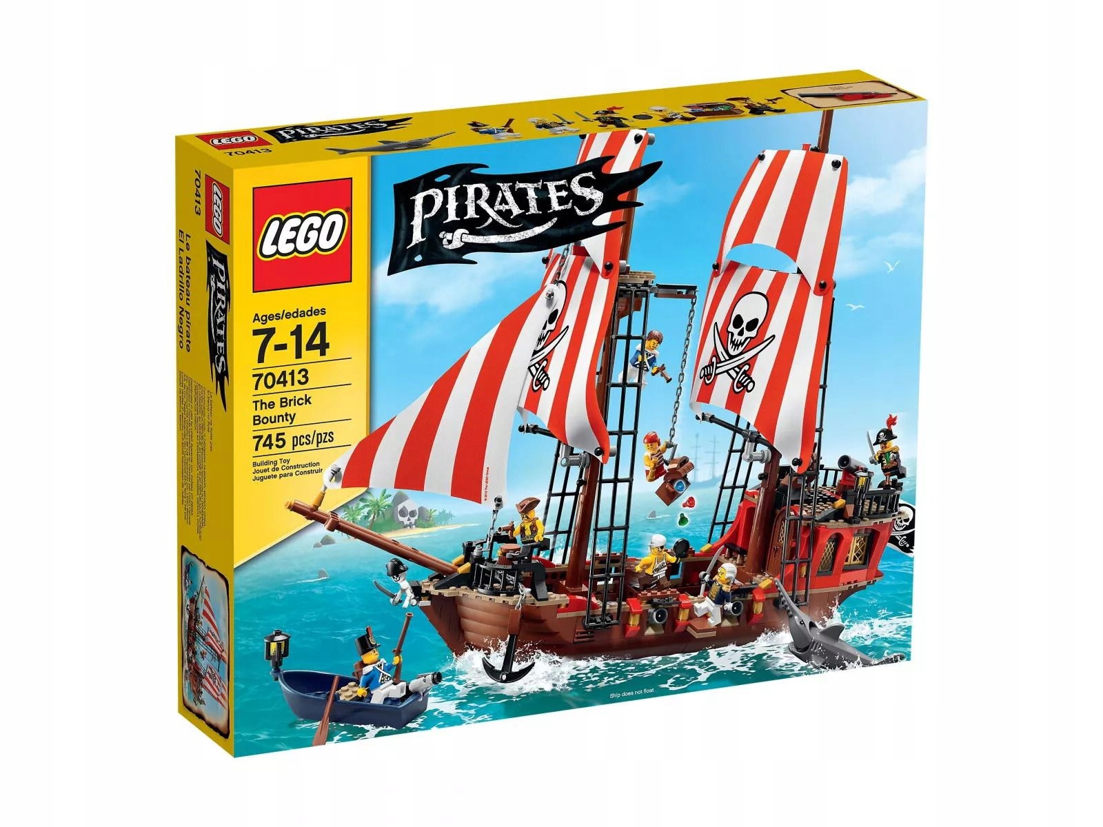 Lego Pirates 70413 Ztracený poklad Nové