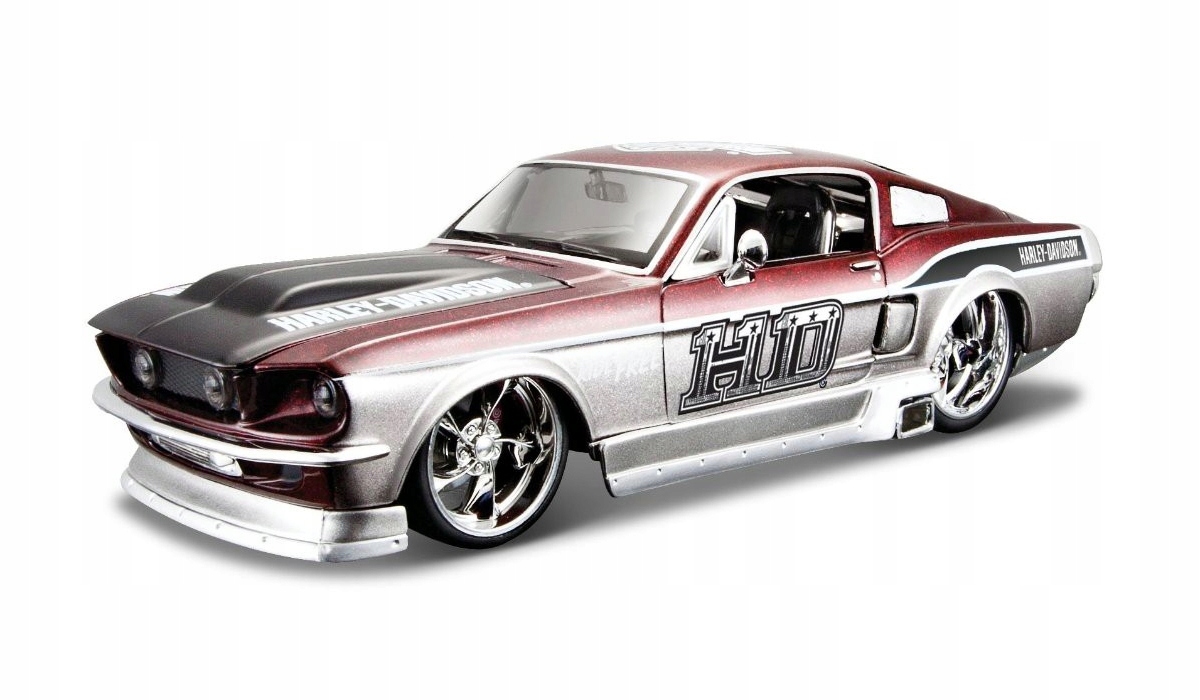 

Maisto Ford Mustang Gt 1967 Harley 1/24 32168