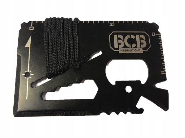 Karta survivalowa BCB Mini Work Tool Black