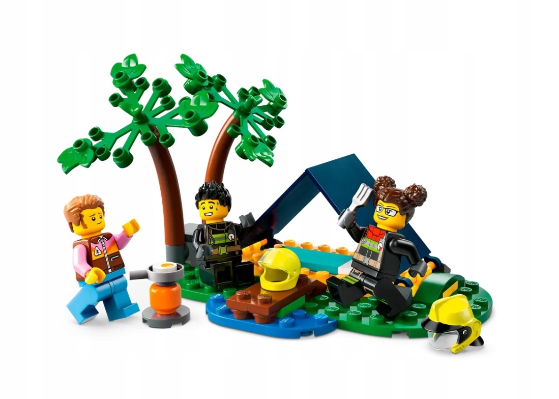 LEGO CITY Terenowy wóz strażacki z łodzią ratunkową 60412 klocki 301 el. Płeć chłopcy dziewczynki