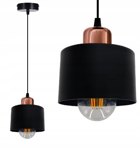 

Lampa Sufitowa Plafon Żyrandol Loft Edison Led