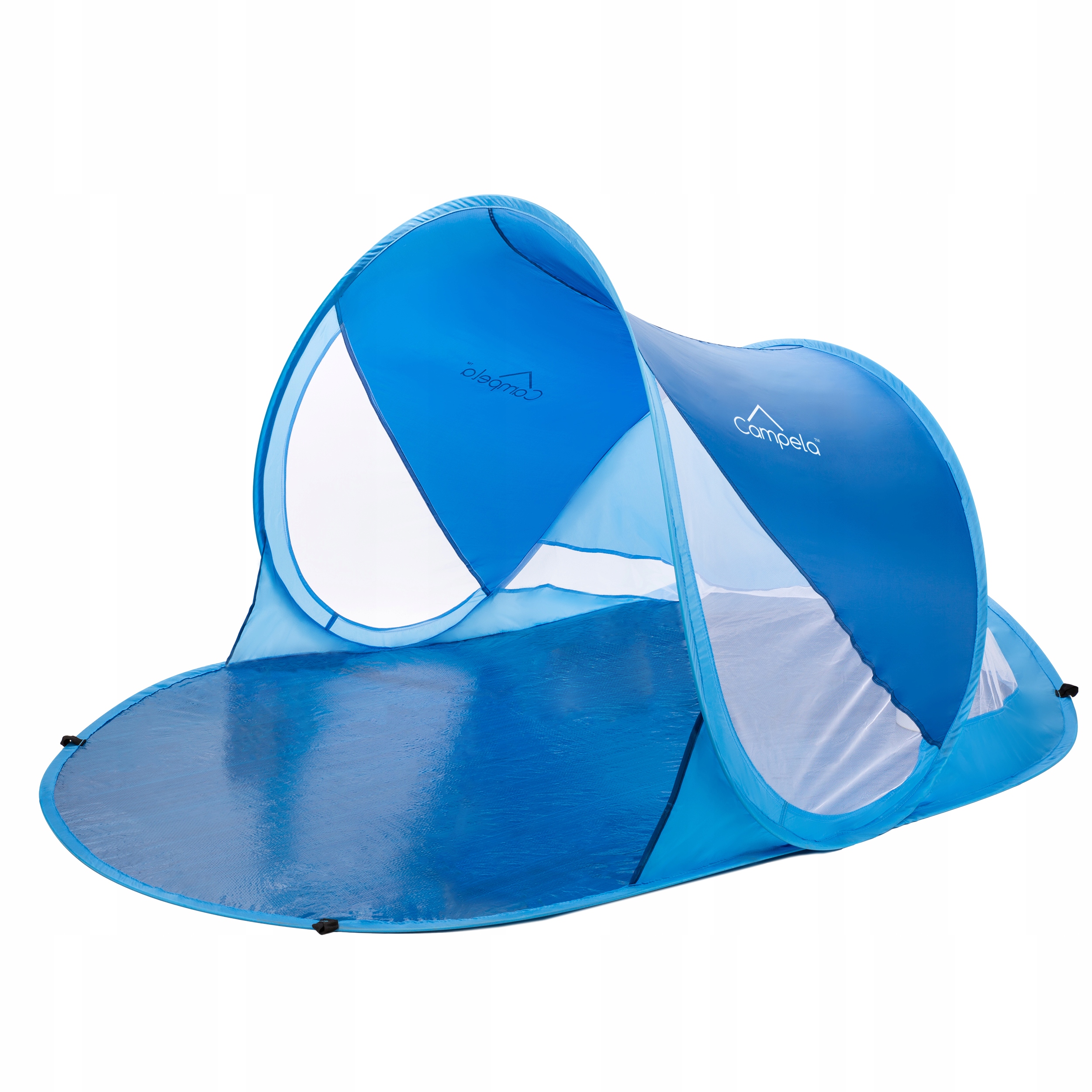CAMPELA NAMIOT SAMOROZKŁADAJĄCY PLAŻOWY DLA DZIECI Kolor dominujący odcienie niebieskiego