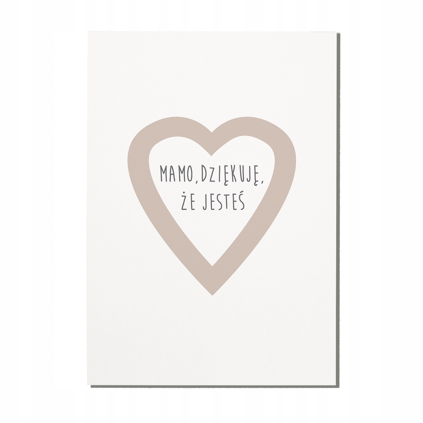 

Kartka dziękuję że jesteś