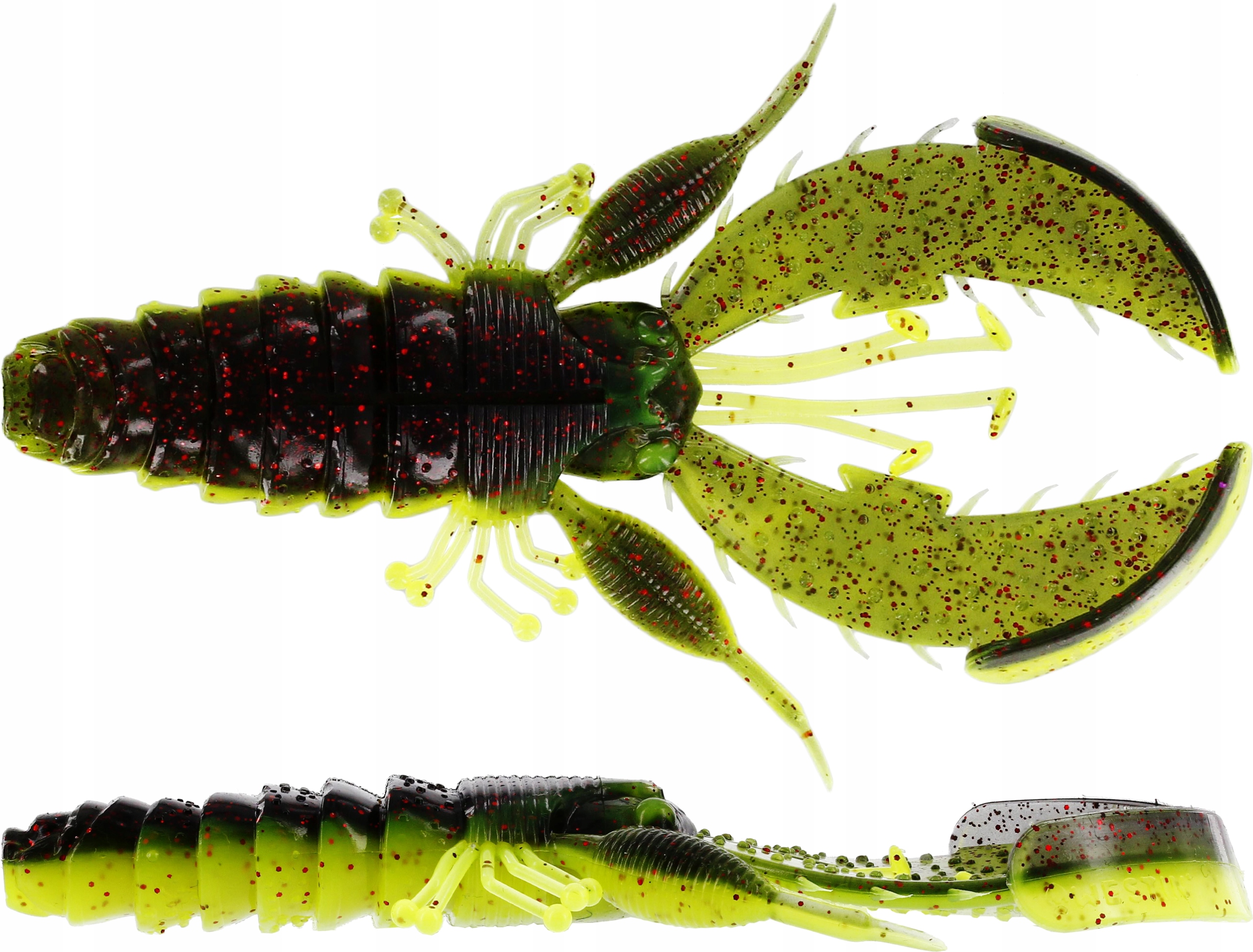 Guma Westin CreCraw Black/Chartreuse 8,5 cm
