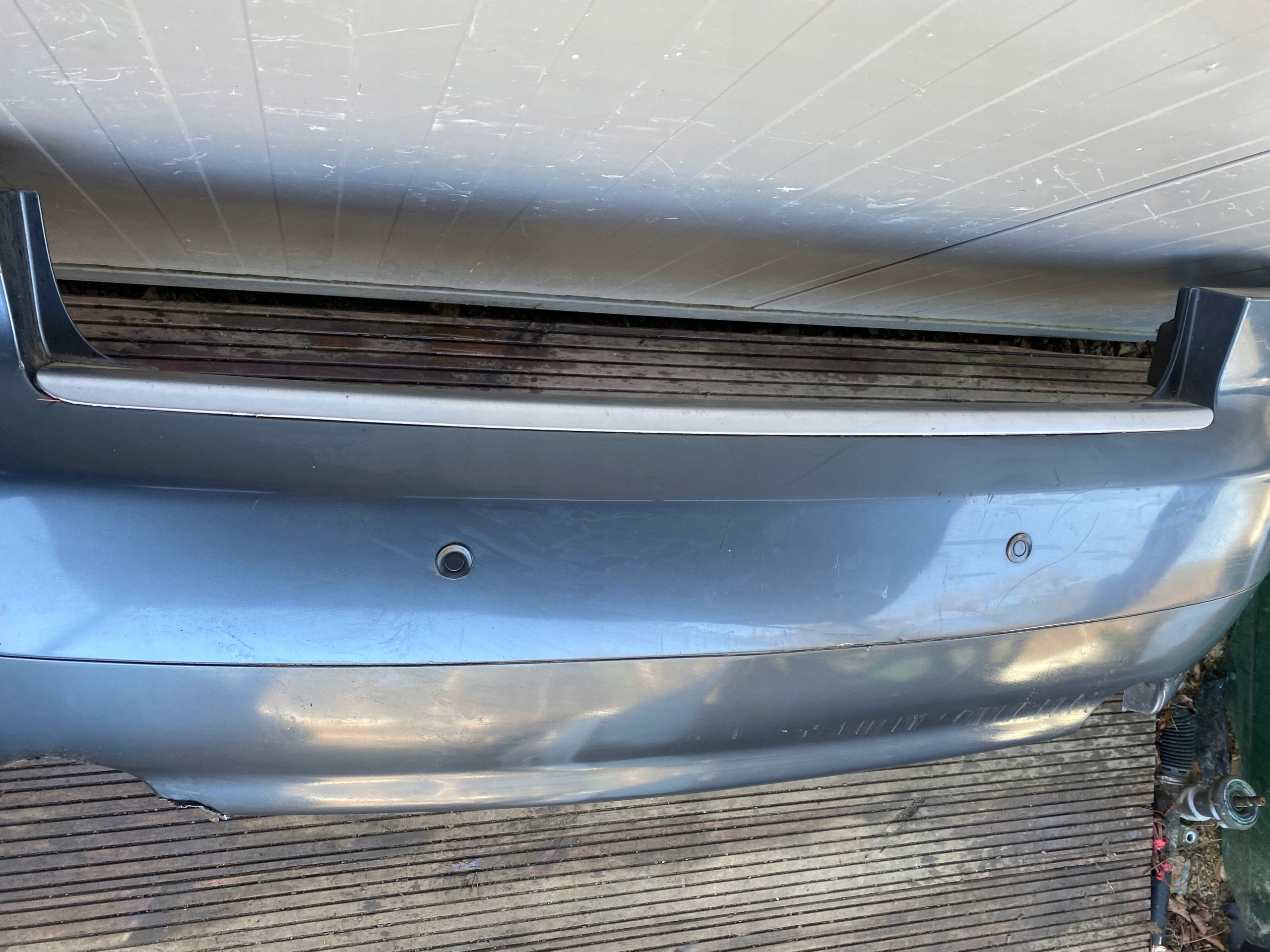 AUDI A4 B6 sedan complete bumper rear part PDC LX7Z