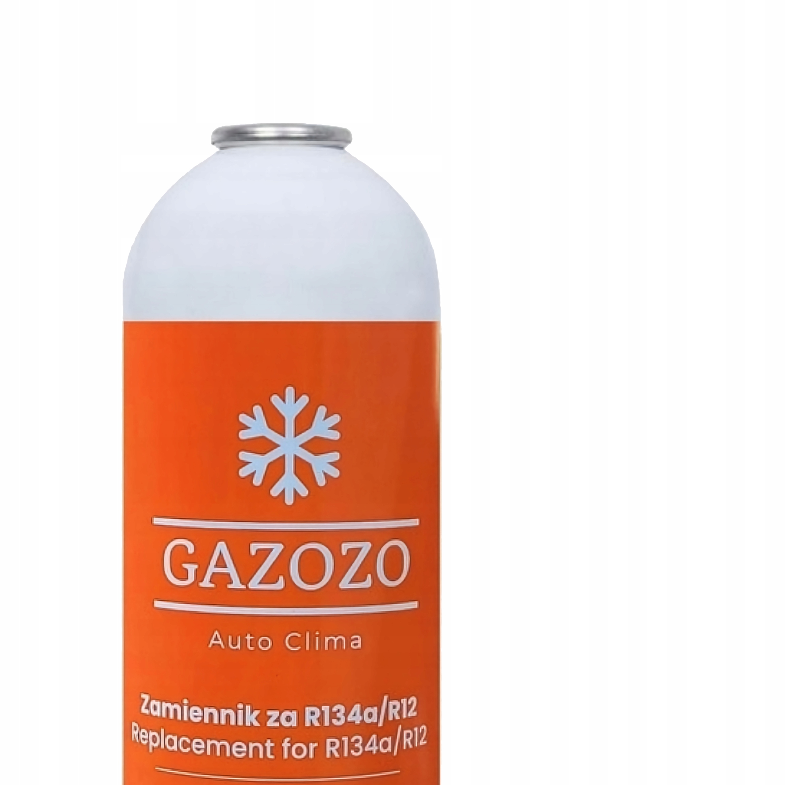 Auto Clima Czynnik chłodniczy R134a/R12 Gazozo