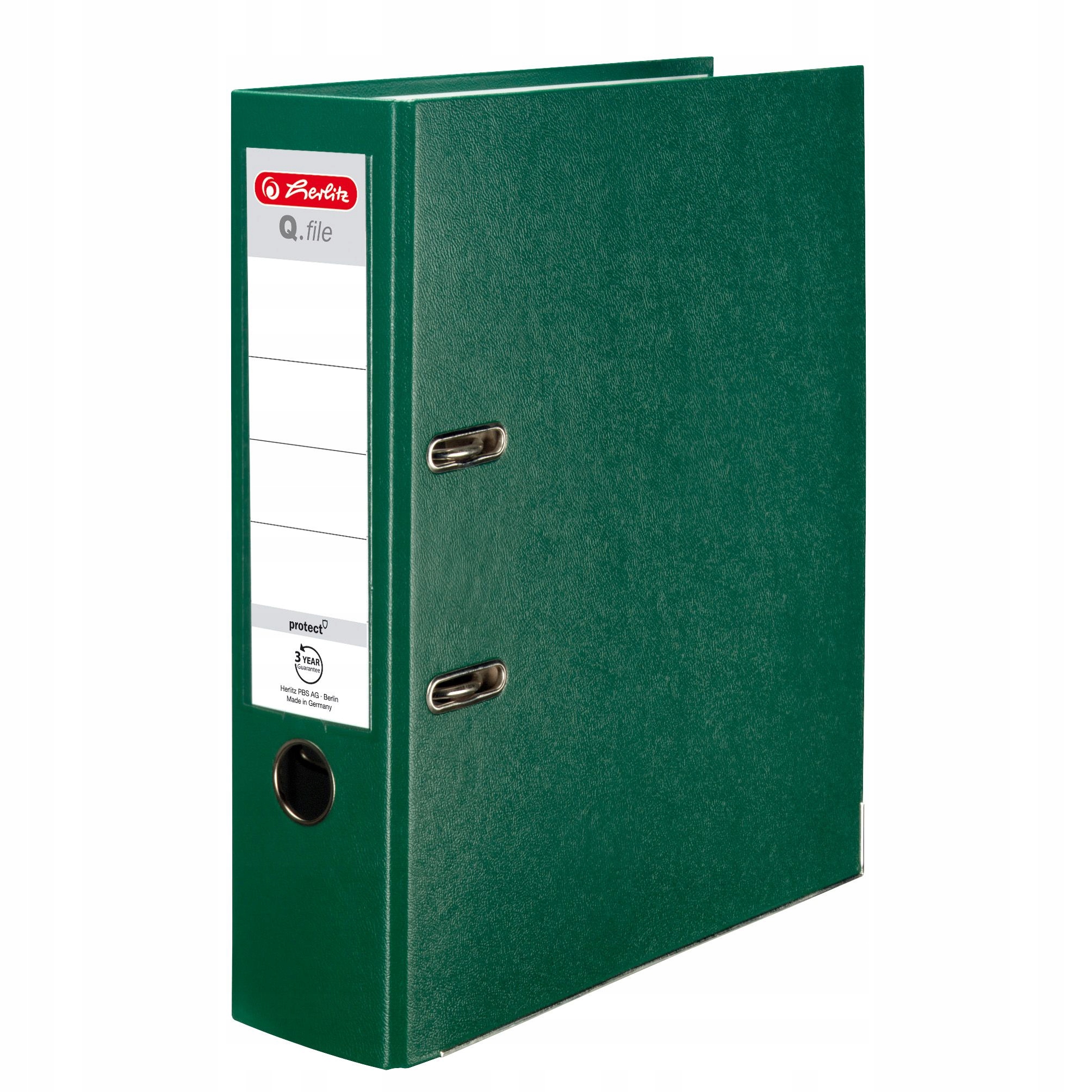 

Segregator A4 Herlitz Q.file 8cm zielony