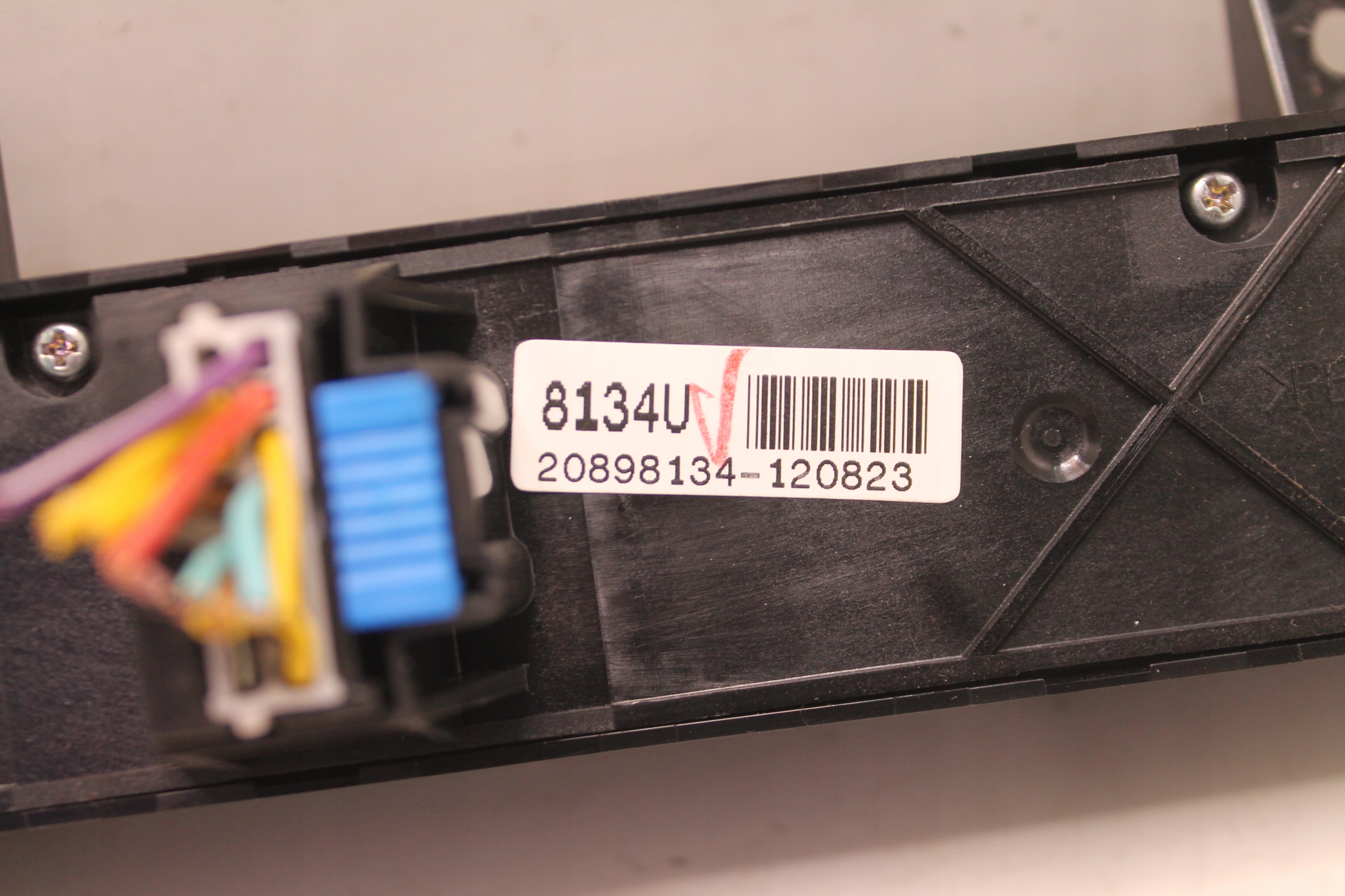 PANEL switch button of warning lights 20898134 OPEL ANTARA 06-15