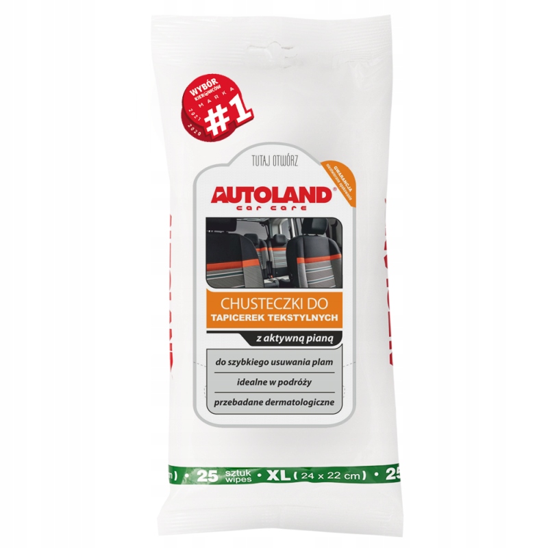 

Autoland Chusteczki Do Czyszczenia Tapicerki 25SZT