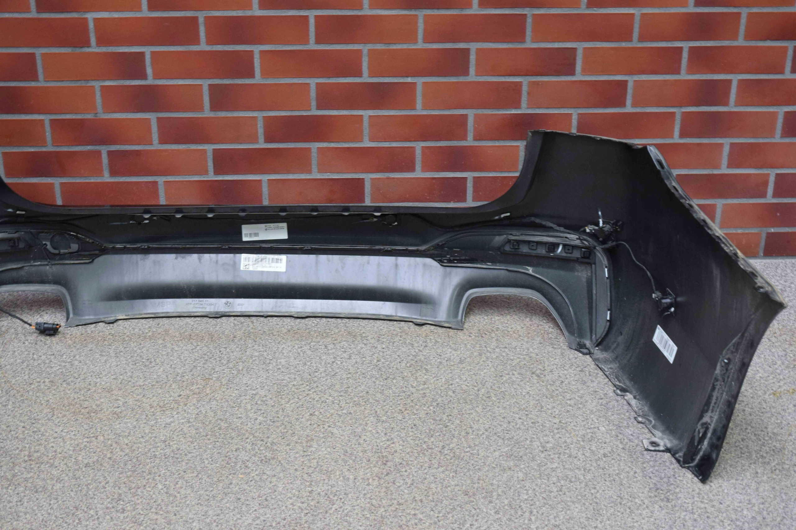 bumper rear part rear BMW 5 G31 m-packet sensors