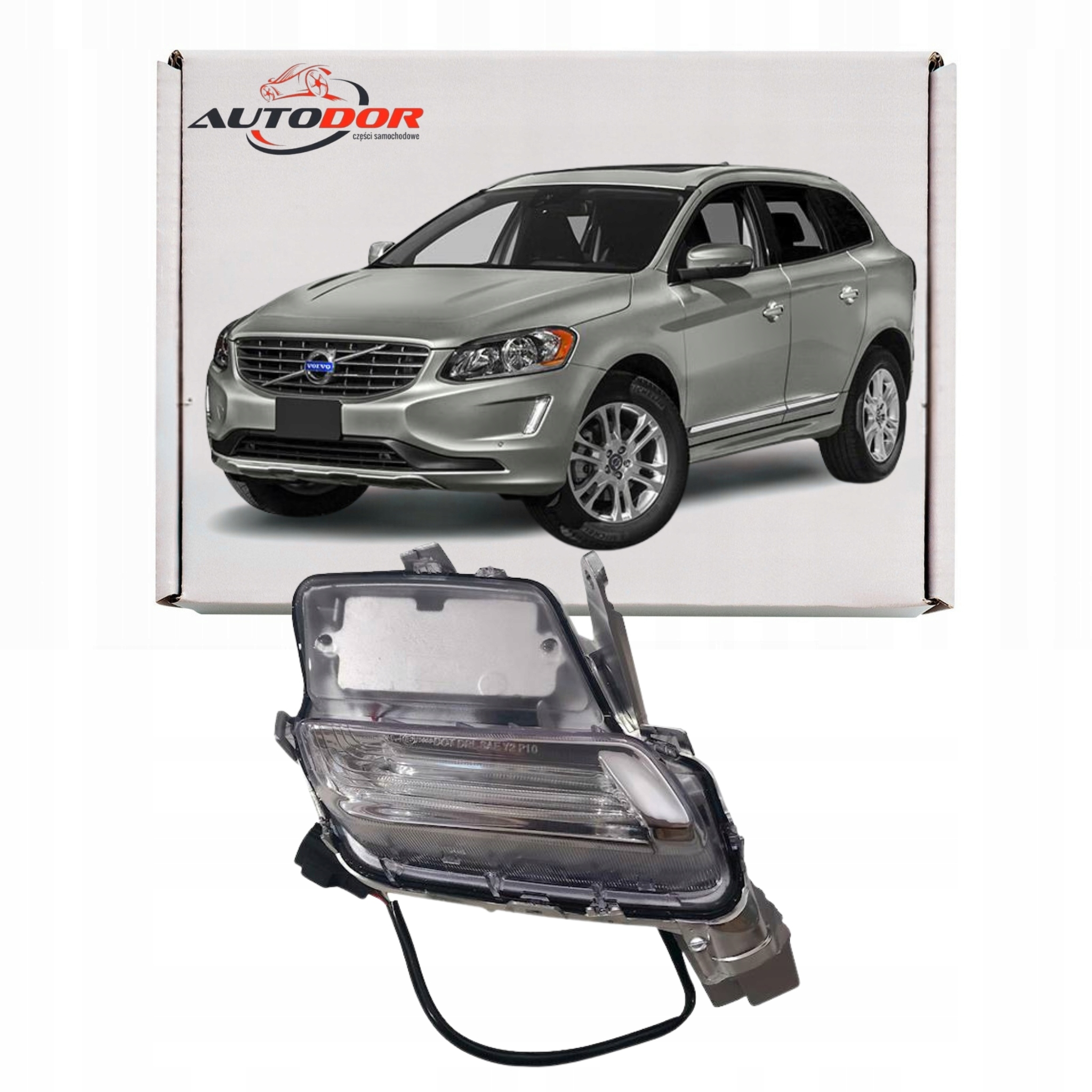 Volvo XC60 13-17 Halogen Led Denní Světlo Levé Drl Náhrada Za 31353287