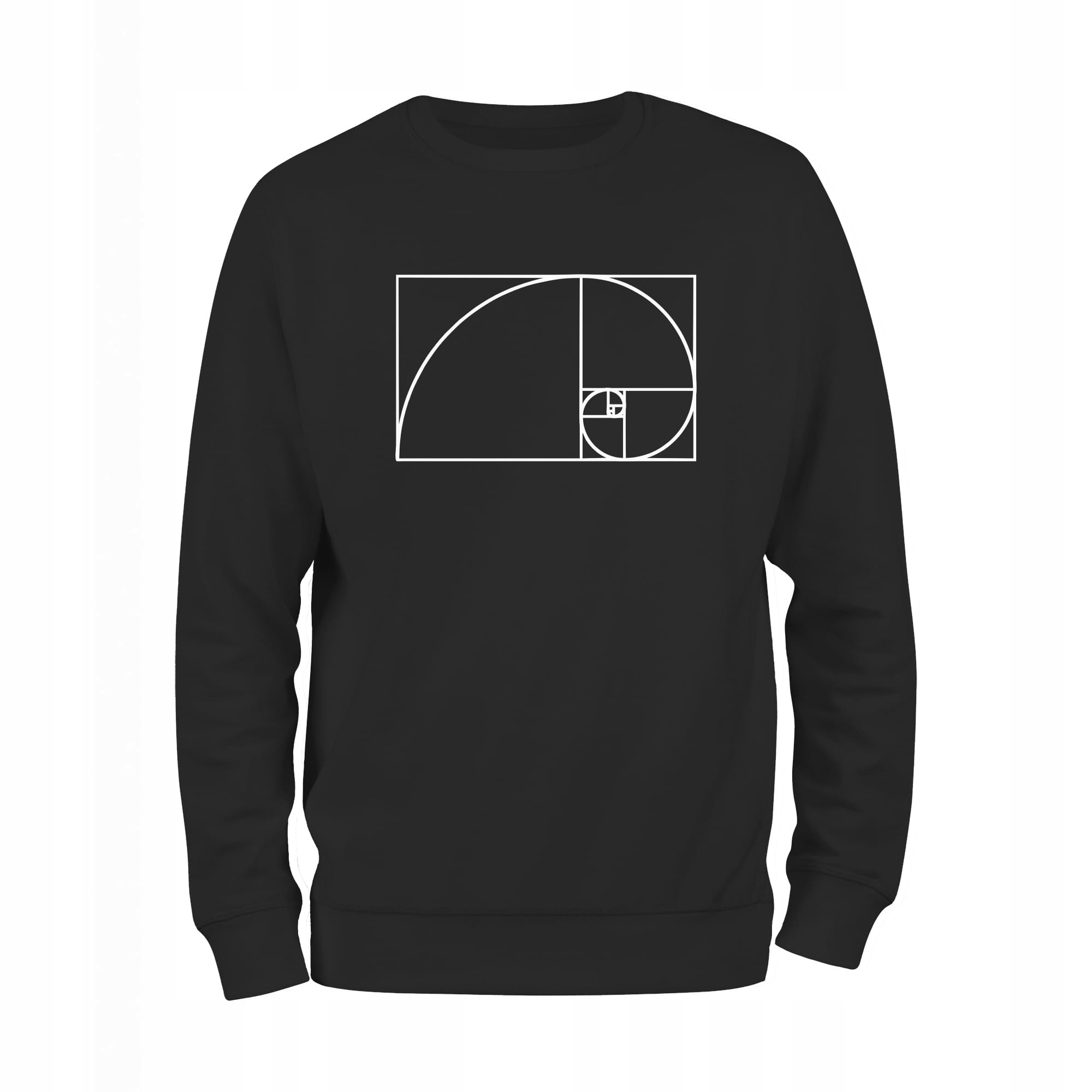 

Fibonacci spirala matematyka bluza męska
