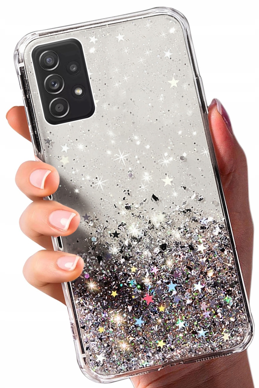

Etui Do Samsung A32 5G Shining Brokat Case Szkło