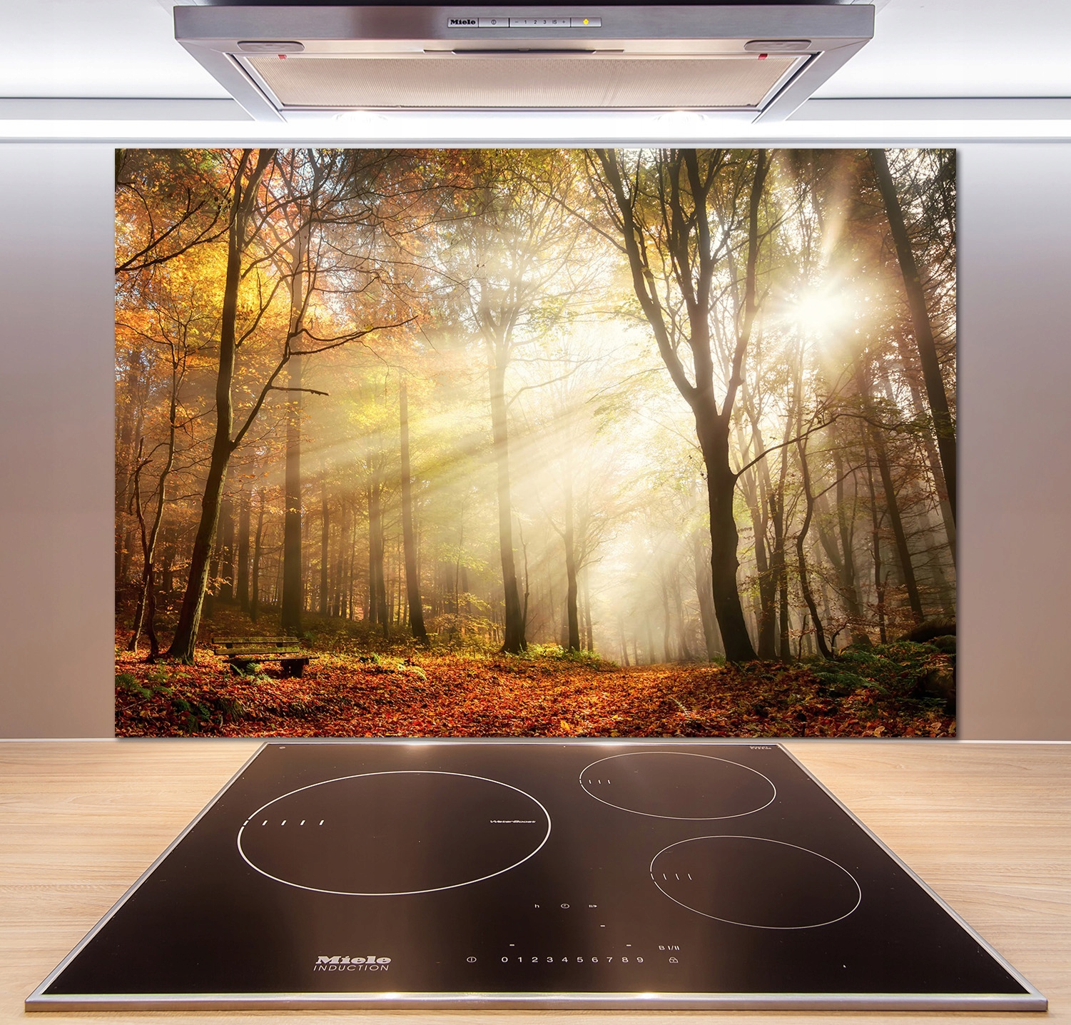 

Panel dekor szkło Mgła w lesie 100x70 cm + Klej