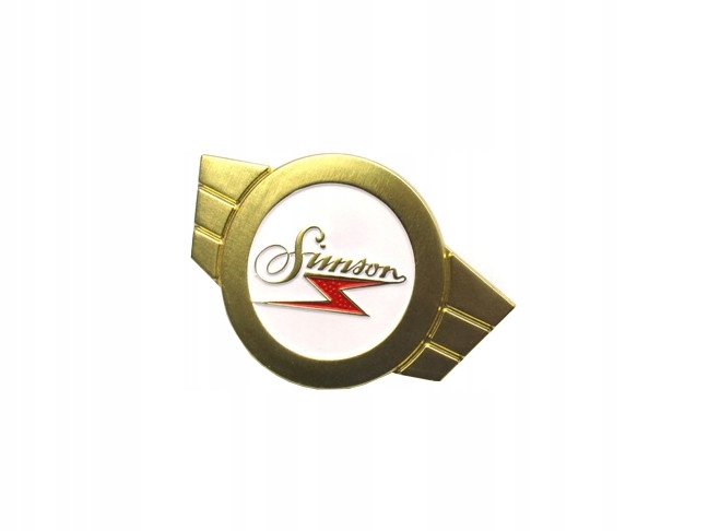 Znaczek emblemat Simson SR4 Schwalbe złoty