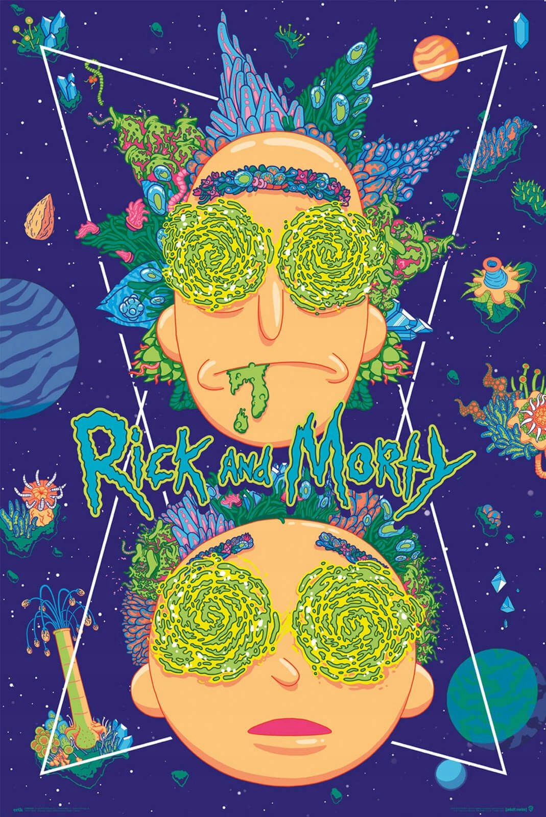 

Plakat Rick and Morty High In The Sky 61x91,5 cm
