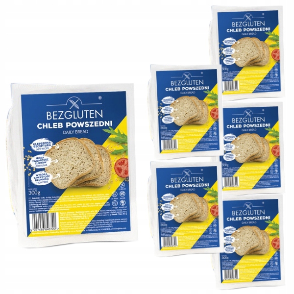 5 x Bezgluten denní chléb 300 g Bezgluten