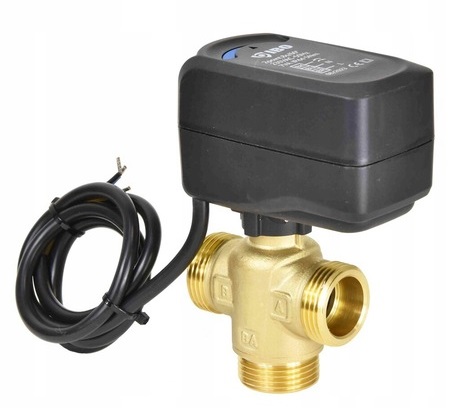 3-CESTNÝ Prepínací Zónový Ventil 5/4 Palcový DN32, Pohon 230V Ibo MIX