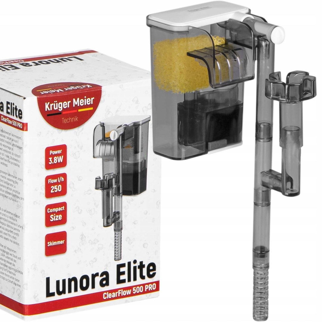 Kruger Meier Lunora Elite 500 kaskádový filtr pro akvárium 15 l 35 l