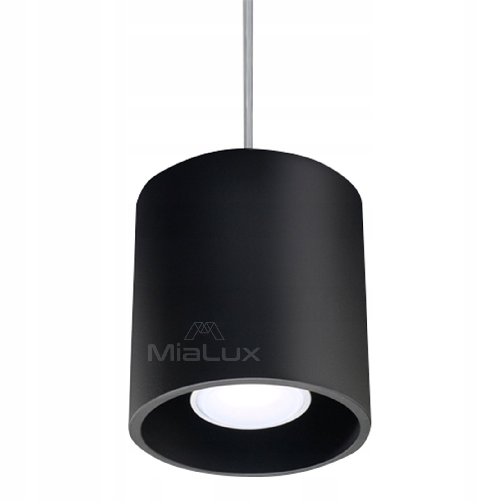 

Lampa Wisząca Gaja Czarna Oprawa Zwis Sufitowy Led