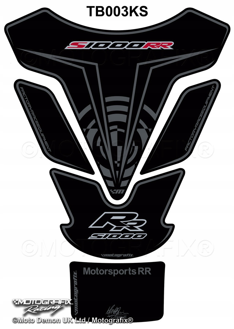 TANKPAD MOTOGRAFIX BMW S1000RR 2009 - 2011