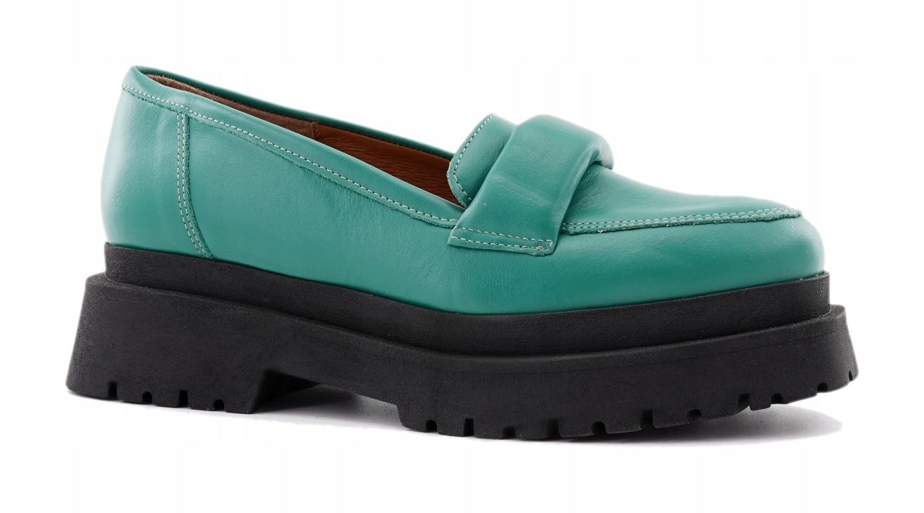 MOKASYNY 37 PÓŁBUTY SKÓRA NATURALNA CZ3791