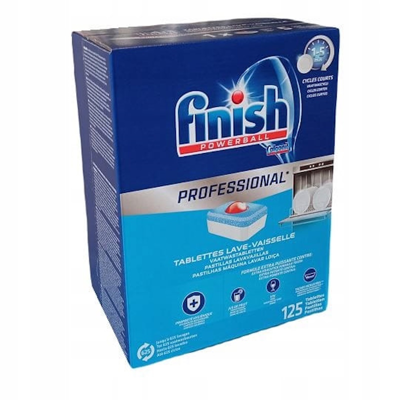 Levně Finish Powerball Proffesional – Tablety do myčky, All in 1 – 125 kusů