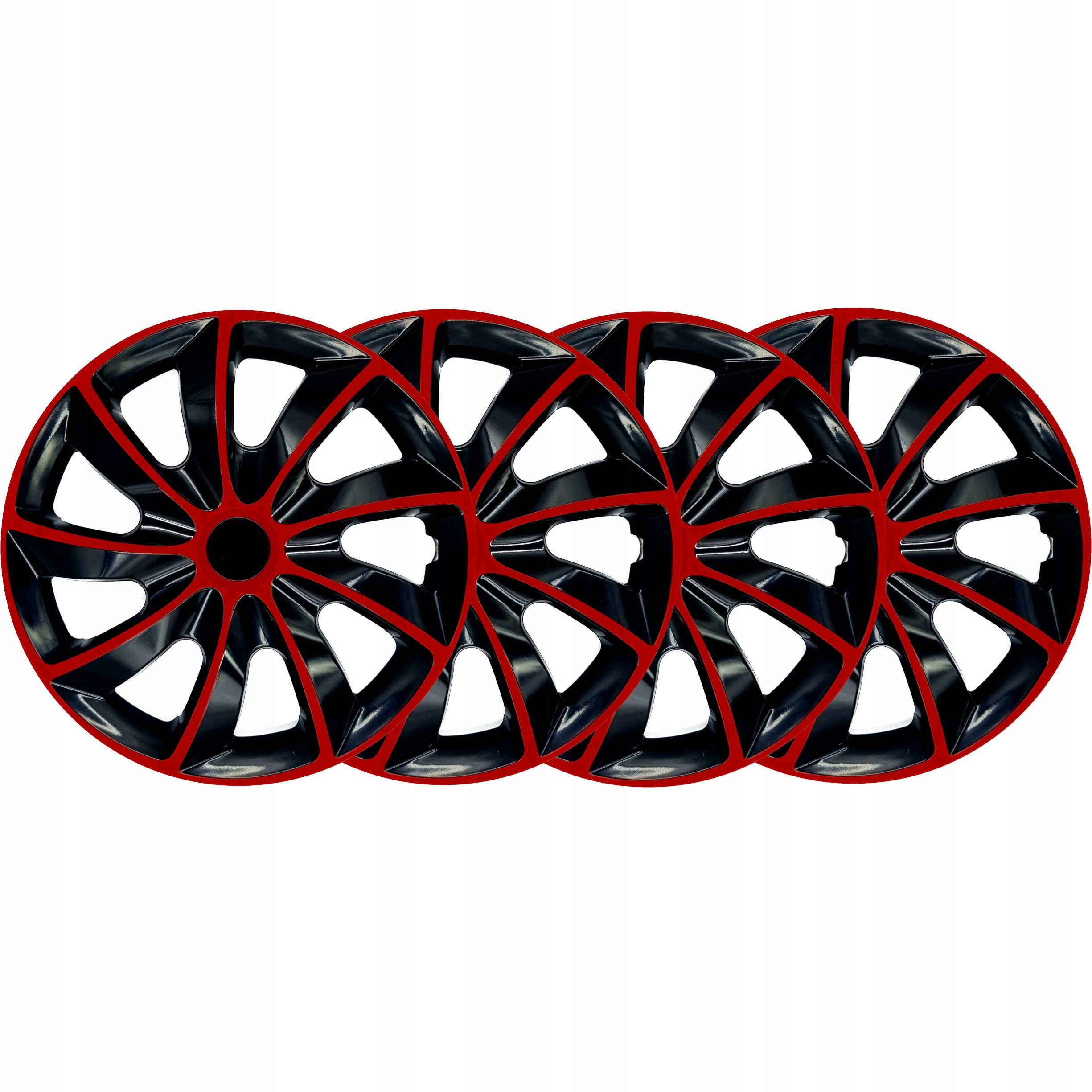 

4x Kołpaki 14 cali Nrm Quad Czarno Czerwone Tuning