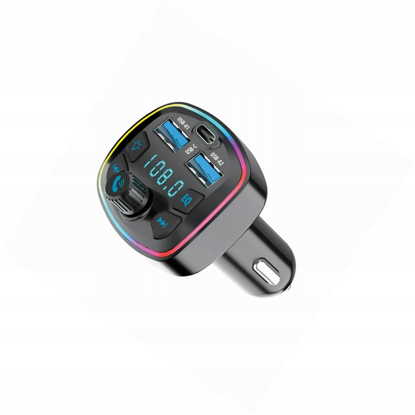 ładowarka samochodowa transmiter Fm Bluetooth 3 wejścia do Vivo Y33s
