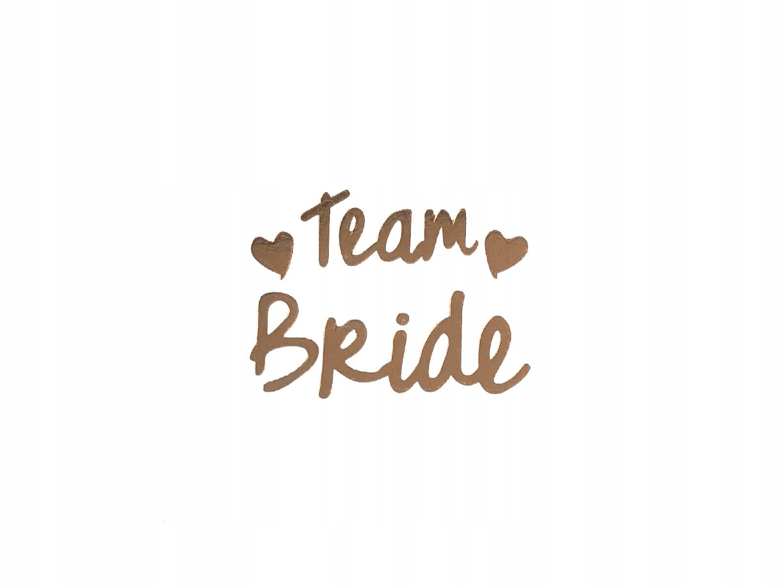 

Tatuaże zmywalne Team Bride złote 16 szt.