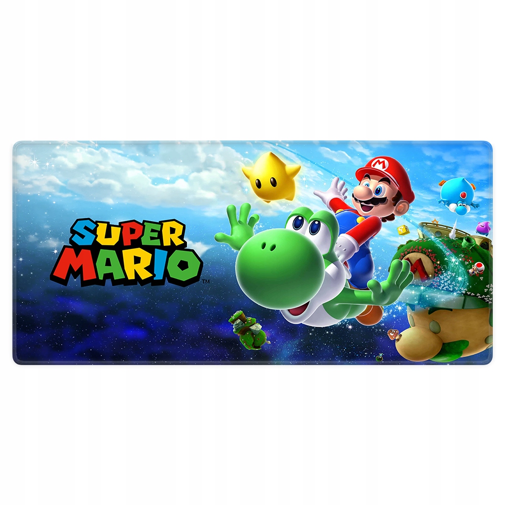 Mata na biurko 80x40 Mario 03 Mario Galaxy