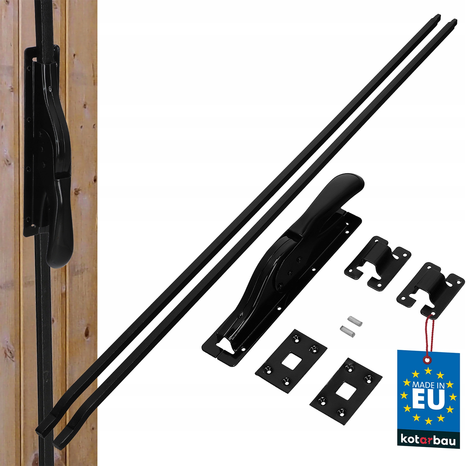 ZASUWA ZASUWKA GARAŻOWA BASKWIL ZAMKNIĘCIE BASKWILE BRAM DRZWI CZARNA 250CM