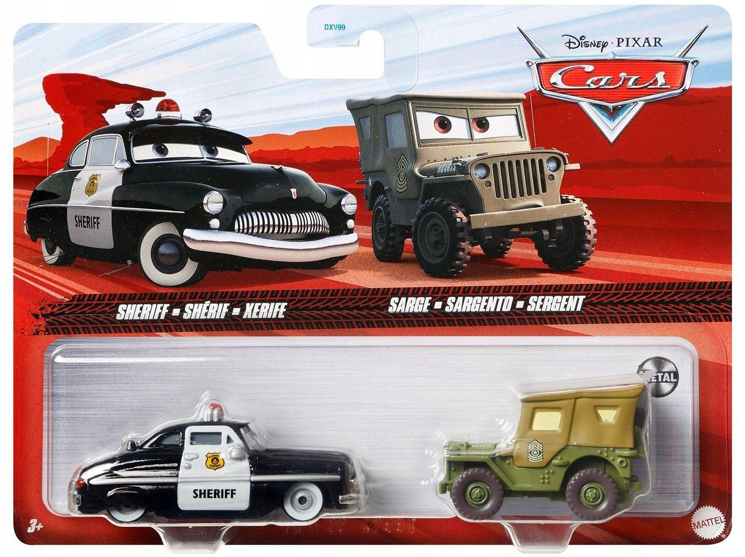 

Mattel Cars Auta Szeryf Kamasz Sheriff Sarge 1:55
