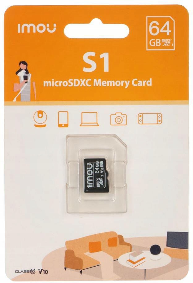 Paměťová Karta Microsd Imou ST2-64-S1 64GB