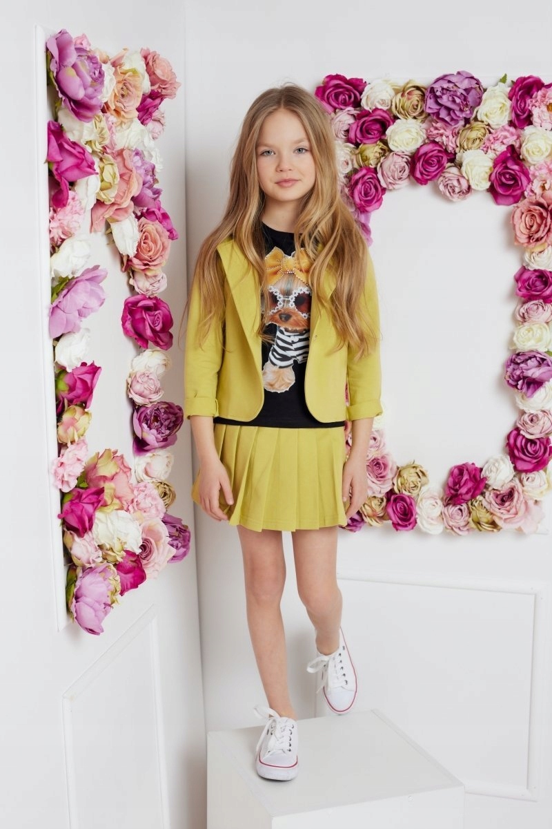 Komplet MałaMi spódniczka żakiet marynarka 134/140 Marka Mała Mi