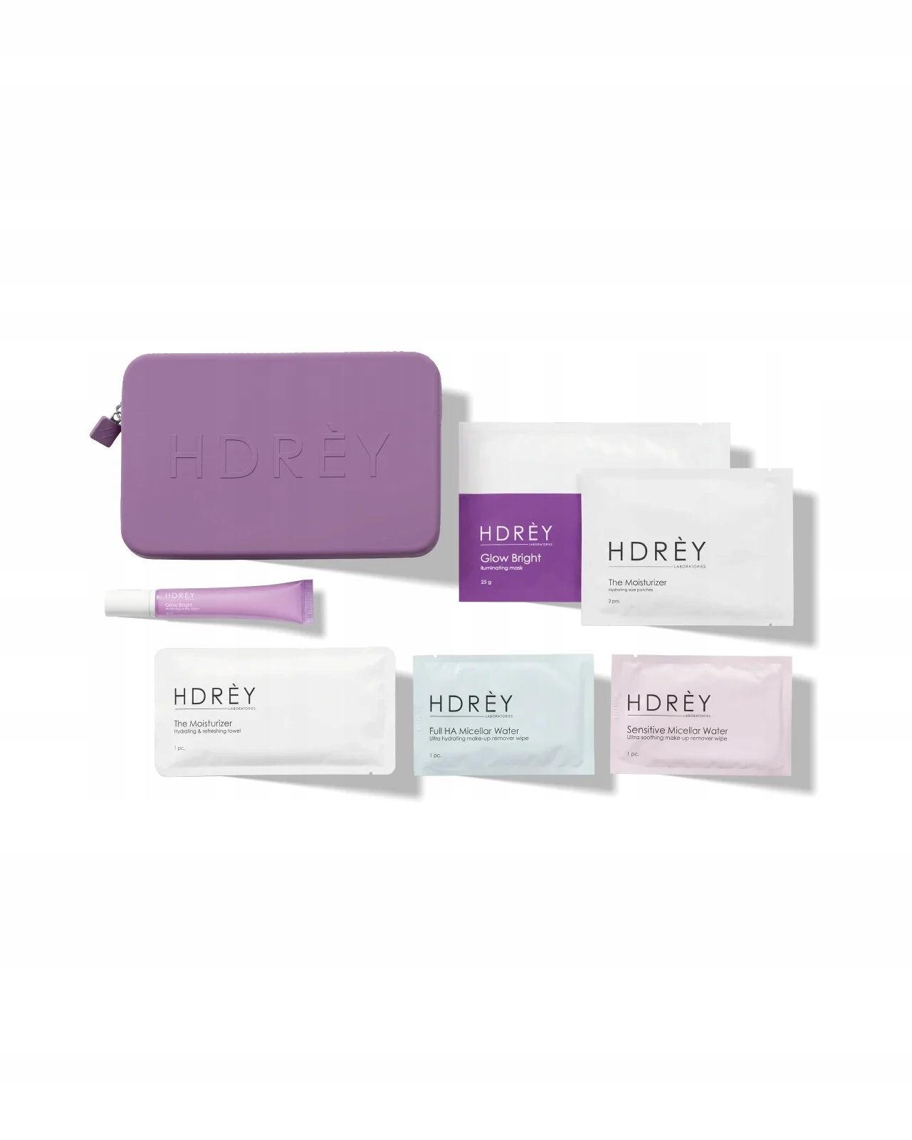 Hdrey Glow Bright Travel Set Zestaw Podróżny