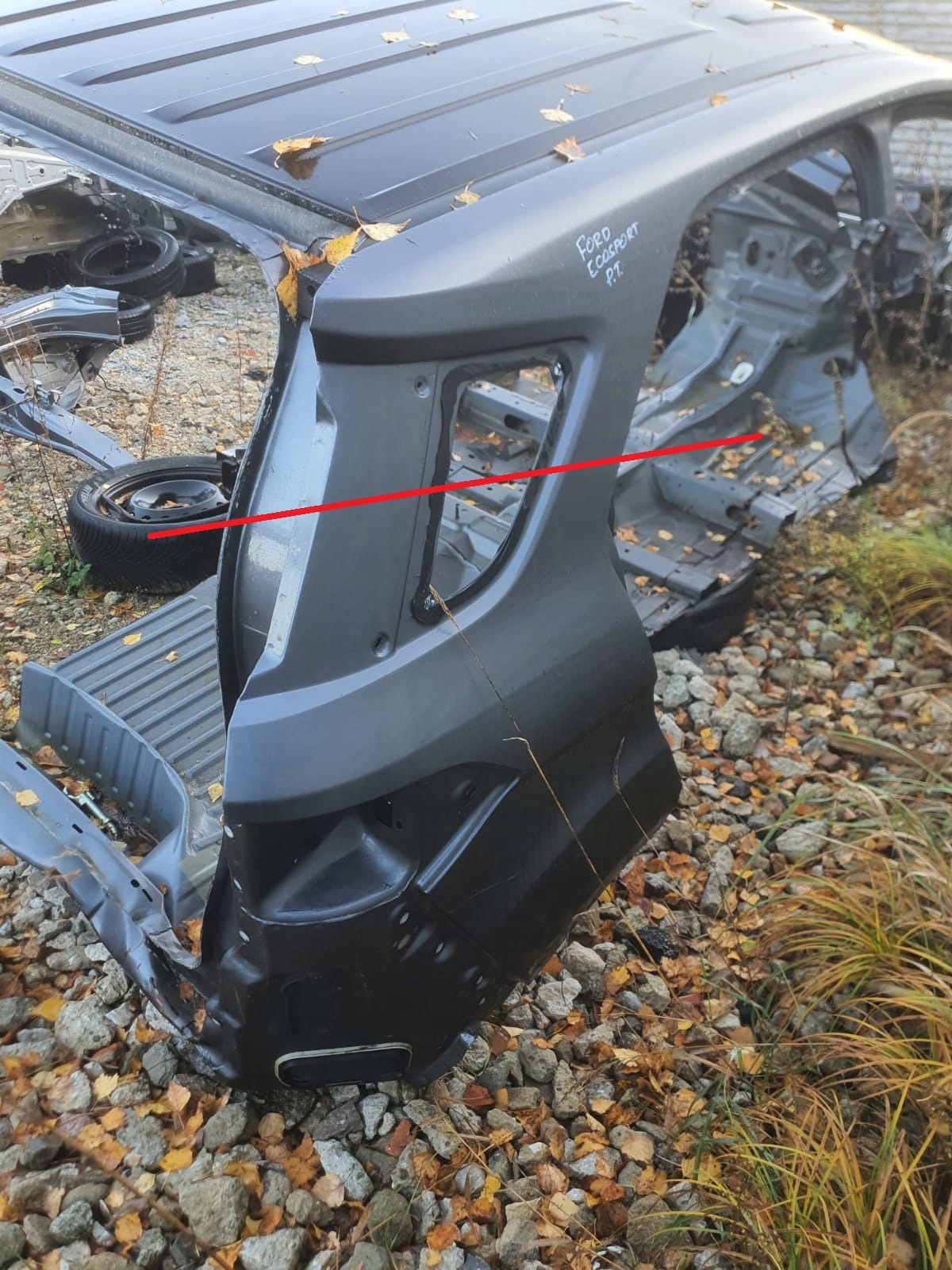 ĆWIARTKA BŁOTNIK PRAWY TYŁ FORD ECOSPORT