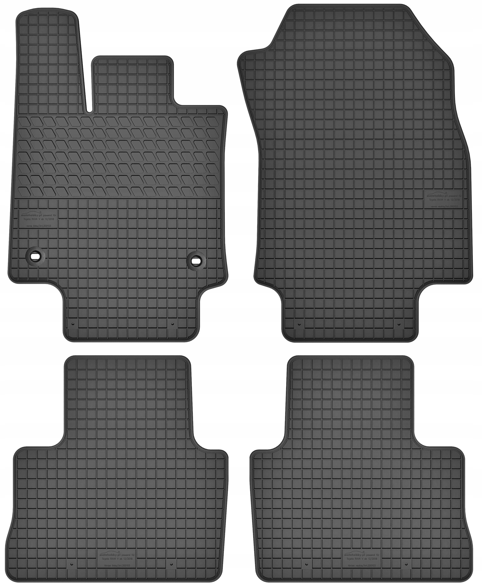 Toyota Rav4 V 2019- Dywaniki z osłoną Producent Max-Dywanik