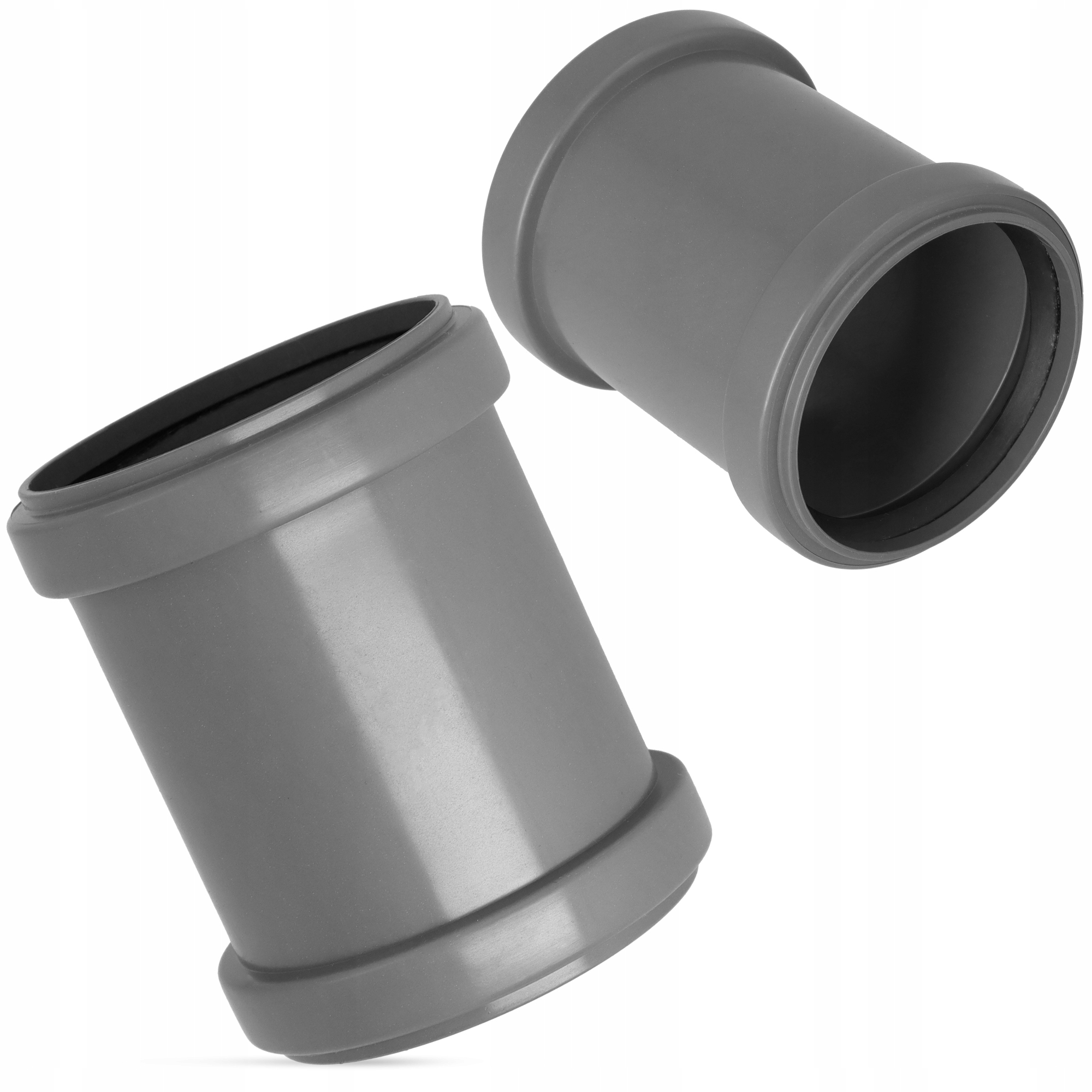 MUFA Kanalizacyjna 75 mm RURY PCV Nasuwka Łącznik Złącze ZŁĄCZKA Wody SZARA Kod producenta MI040202001-V06