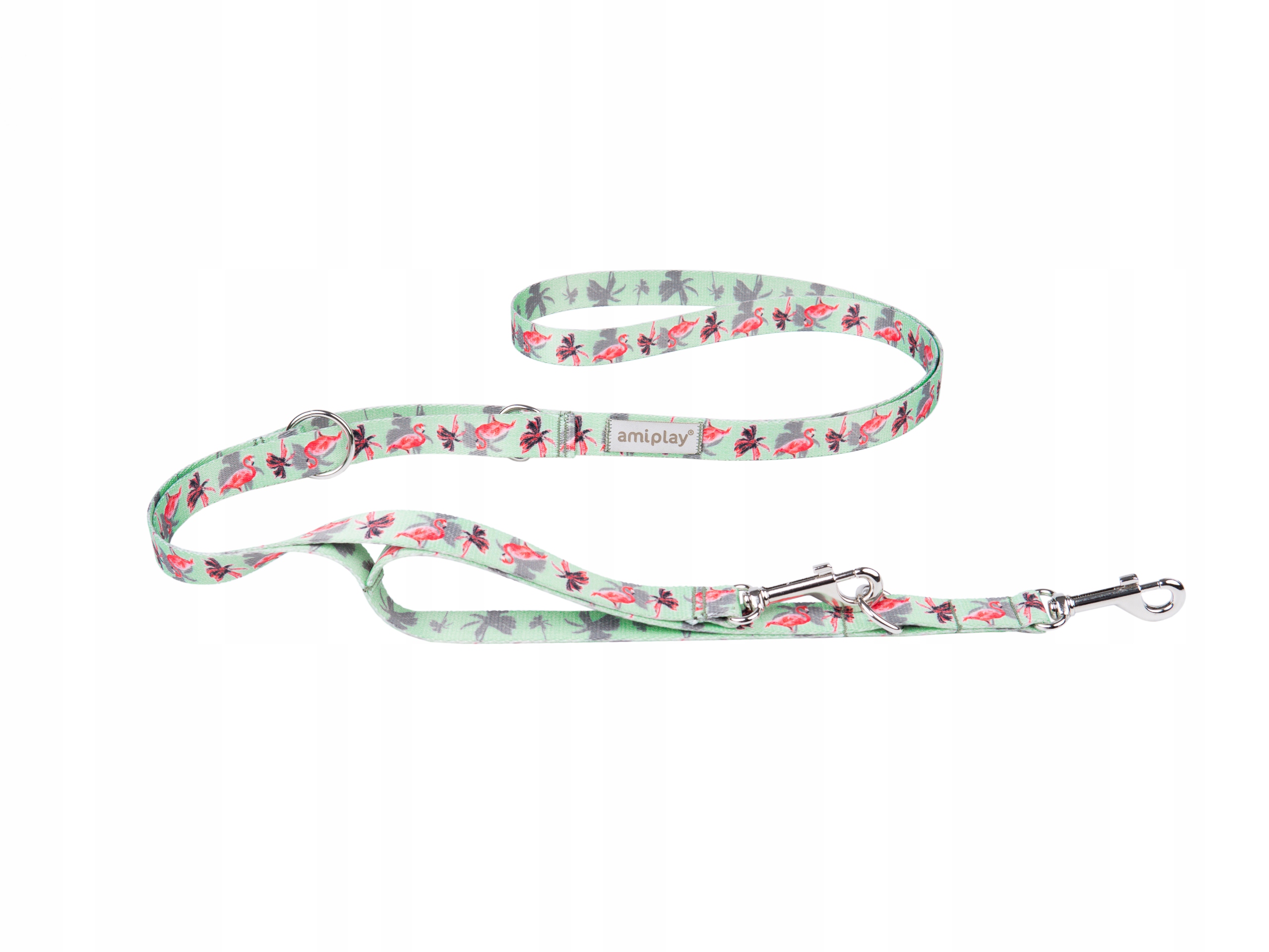 

amiplay Smycz przepinana 7in1 BeHappy XL Flamingo