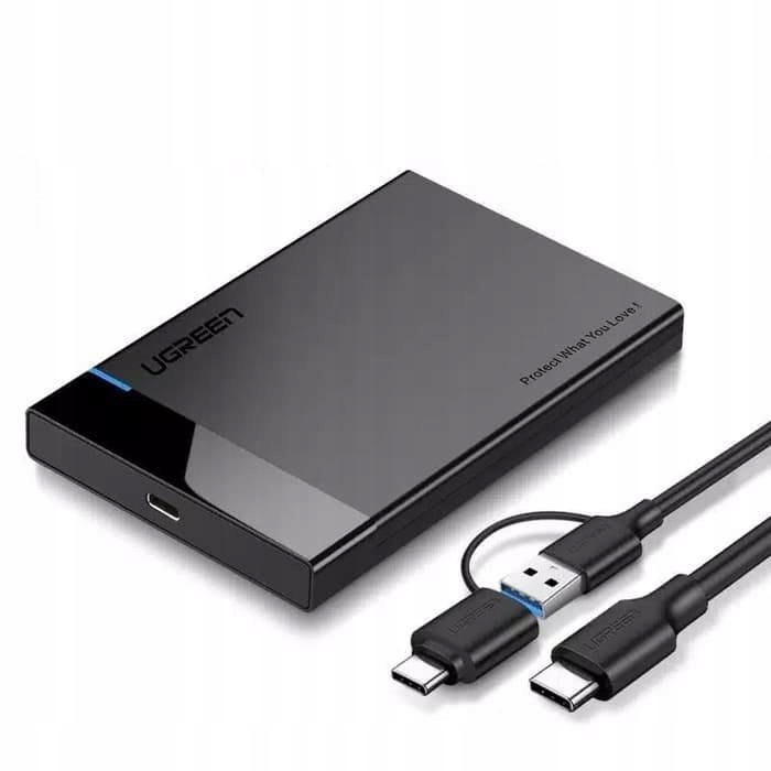 

Ugreen Obudowa dysku Hdd Ssd 2,5' Sata + kabel 3.0