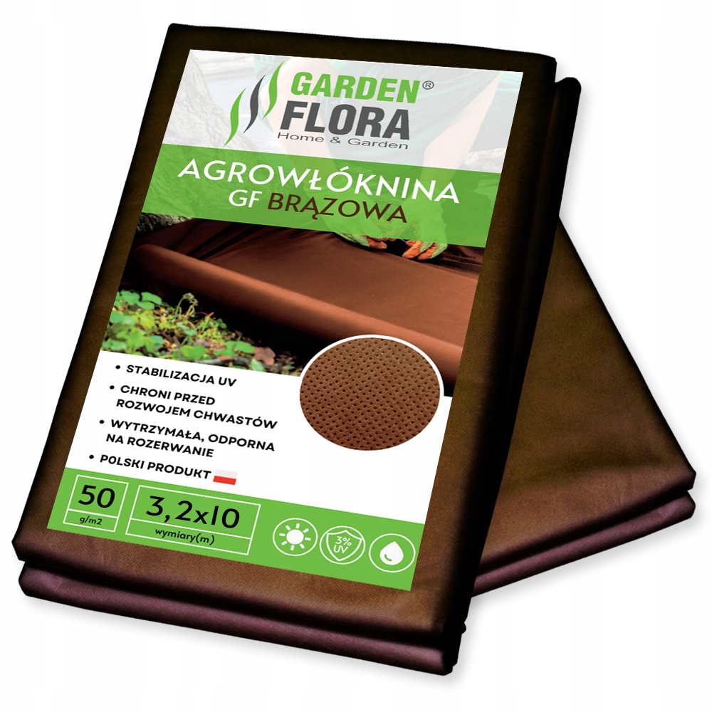 

Agrowłóknina Gf na Chwasty Uv P-50 3,2x10m Brązowa