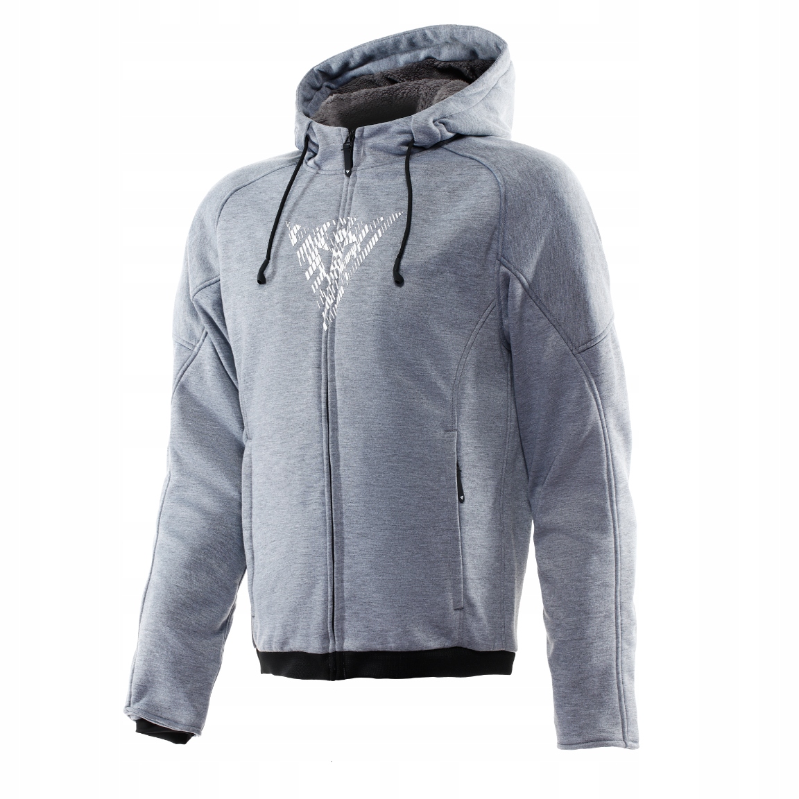 Motocyklová mikina Dainese Bovisa Safety Hoodie Full Zip Šedá 54