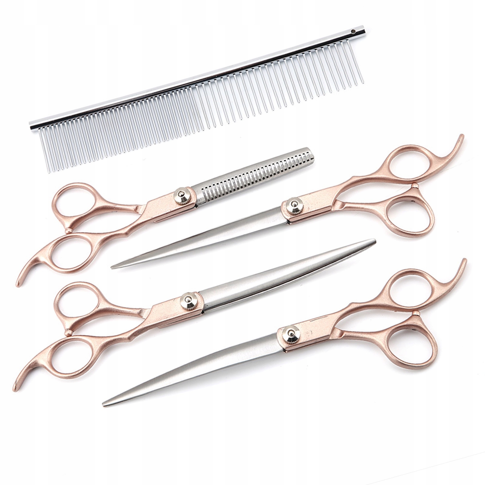 Levně Nůžky Na Stříhání Psů Hřeben Kadeřník Pro Psy Sada Na Stříhání V Pouzdru